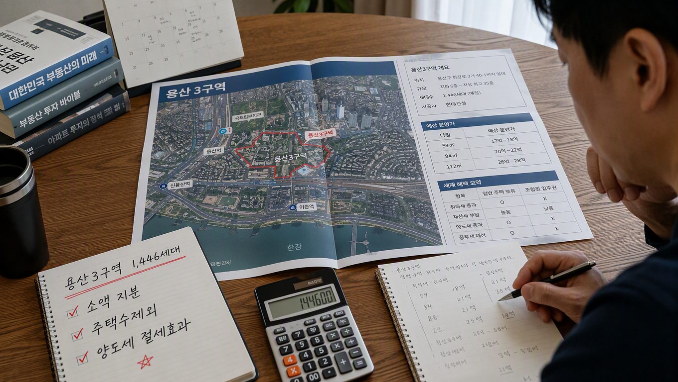 용산 재개발 3구역 신속통합기획의 사업 규모와 입지·세제·규제 영향