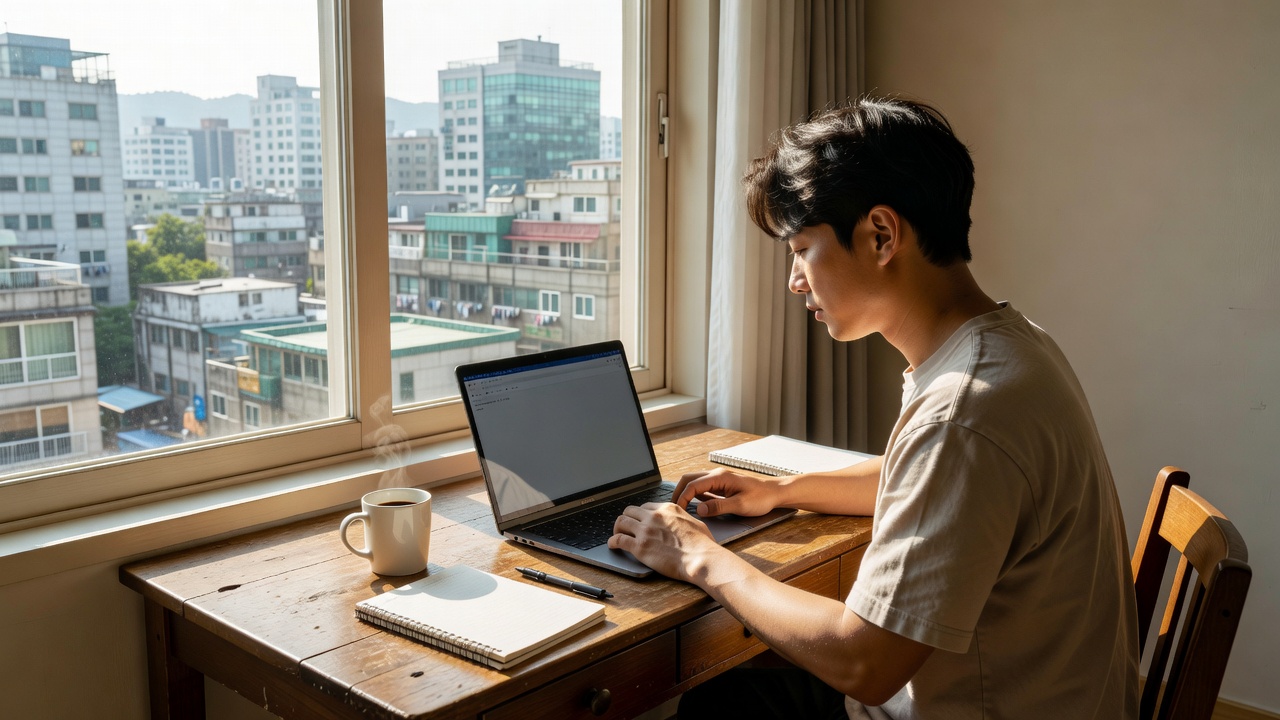 용산구 사업체수 통계를 공공데이터로 확인하는 모습