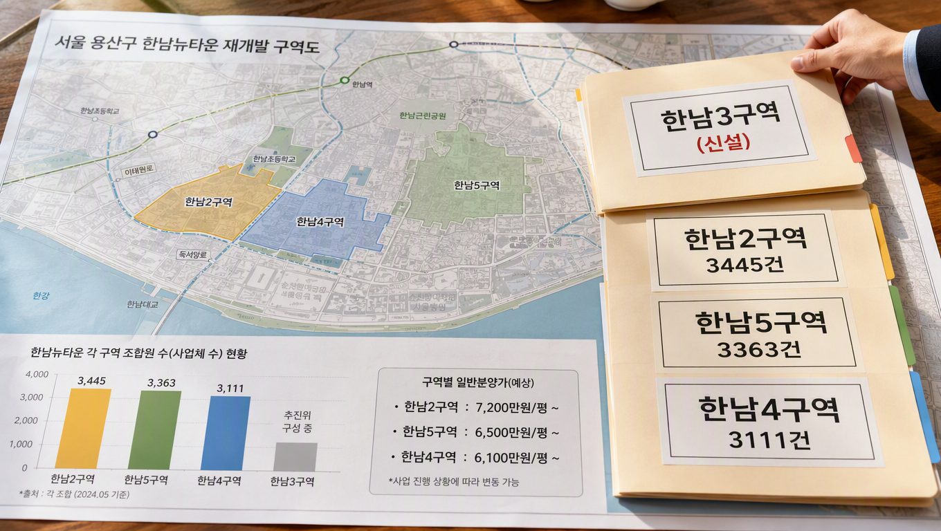 용산구 재개발 구역 공개자료 수와 용산구 사업체수