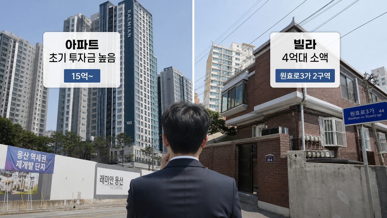 용산 재개발 투자, 아파트 대신 빌라를 사는 이유